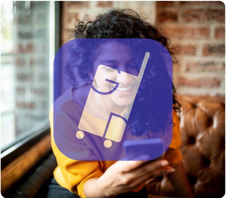 Hóspede a usar o Guestdash no telemóvel, sem instalar nada